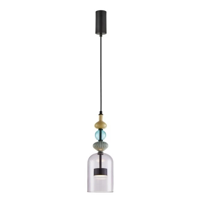 Lampa wisząca ARTE 12W LED śr. 13cm czarna ML0360 Milagro