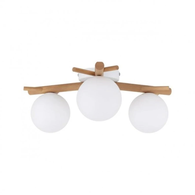 Lampa sufitowa SHERON kolor Sosna/Biały 5308 TK Lighting