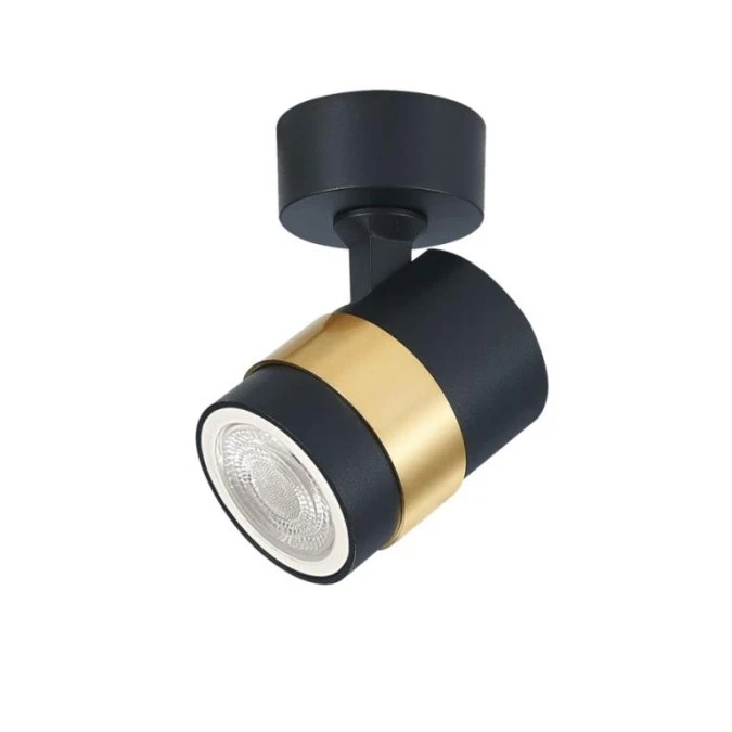 Lampa sufitowa spot Anillo 1 czarny LP‑770/1W BK Light Prestige
