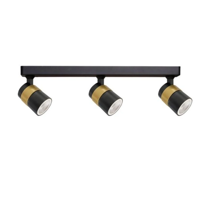 Lampa sufitowa spot Anillo 3 czarny LP‑770/3W BK Light Prestige