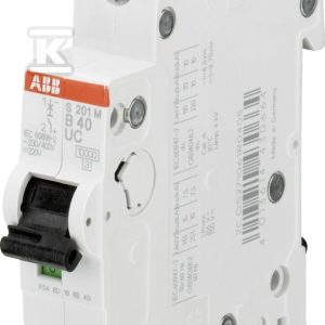 Wyłącznik nadmiarowo-prądowy, 1P, charakterystyka K, 10A, 10kA, AC/DC | S201M-K10UC 2CDS271061R0427 Wyłącznik nadmiarowo-prądowy, 1P, charakterystyka K, 10A, 10kA, AC/DC | S201M-K10UC 2CDS271061R0427