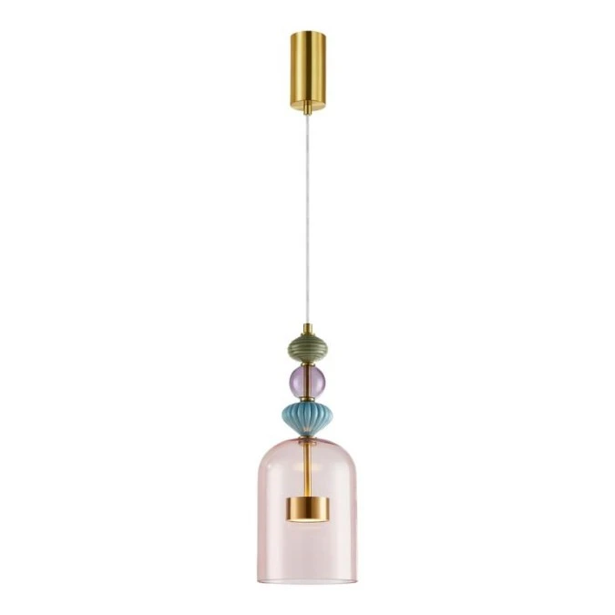 Lampa wisząca ARTE 12W LED śr. 16cm mosiądz ML0357 Milagro