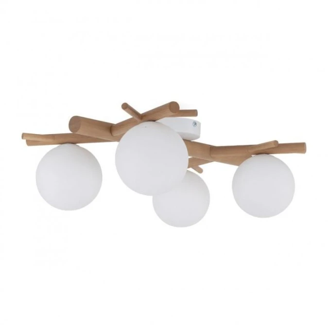 Lampa sufitowa SHERON kolor Sosna/Biały 5309 TK Lighting