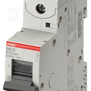 Wyłącznik nadmiarowo-prądowy, 1P, charakterystyka K, 20A, 50kA, AC | S801S-K20 2CCS861001R0487 Wyłącznik nadmiarowo-prądowy, 1P, charakterystyka K, 20A, 50kA, AC | S801S-K20 2CCS861001R0487