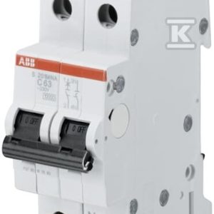 Wyłącznik nadmiarowo-prądowy, 1P+N, charakterystyka K, 0.5A, 10kA, AC | S201M-K0.5NA 2CDS271103R0157 Wyłącznik nadmiarowo-prądowy, 1P+N, charakterystyka K, 0.5A, 10kA, AC | S201M-K0.5NA 2CDS271103R0157