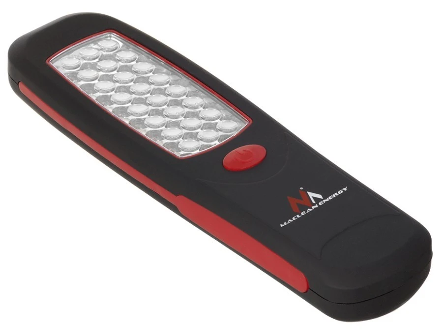 Lampa warsztatowa 24 LED magnes hak MCE03 3xAA Maclean Energy MCE03