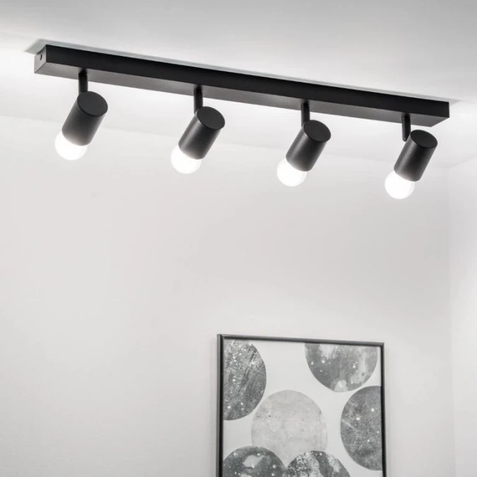Lampa Sufitowa SPOT TUBA Reflektor Oprawa Halogenowa 4x E27 GLASA LUMILED