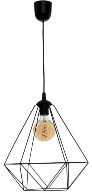 Lampa wisząca BASKET BLACK 1xE27 MLP7214 Milagro