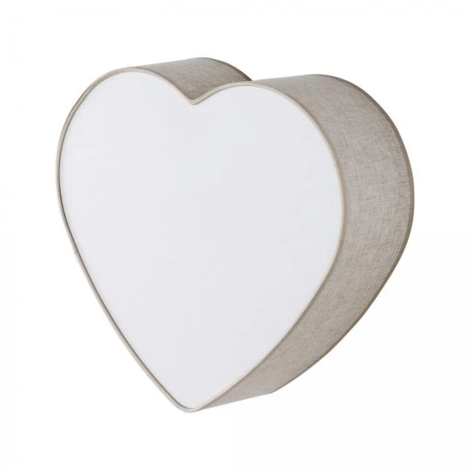 Lampa sufitowa w kształcie serca HEART kolor Biały 2xE27 757 TK Lighting
