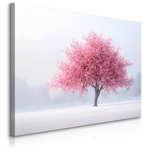 Obraz Sakura Drzewo Kwitnącej Wiśni 90x60cm 648126 Obraz Sakura Drzewo Kwitnącej Wiśni 90x60cm 648126