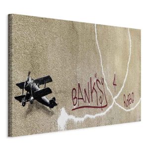 Obraz Samolot Banksy 30 x 20 cm 604935 Obraz Samolot Banksy 30 x 20 cm 604935
