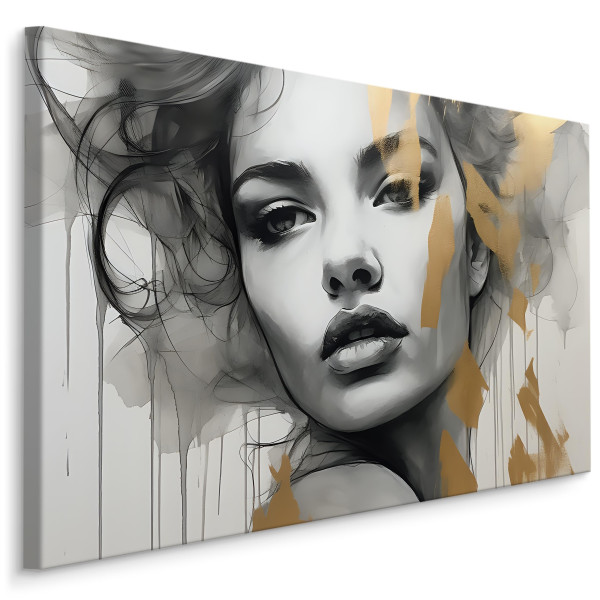 Obraz Ścienny Abstrakcyjny Portret Kobiety 120x80cm 124515