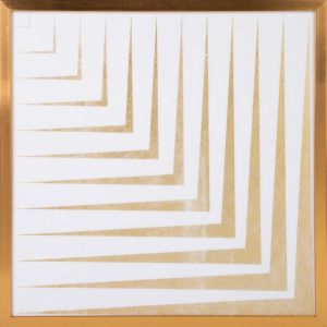 Obraz ścienny BLANCA6 53×53 cm złoty geometryczny 723204