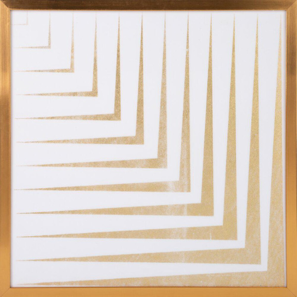 Obraz ścienny BLANCA6 53x53 cm złoty geometryczny 723204