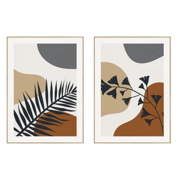 Obraz ścienny na płótnie w ramie mdf 71x51 cm 2 sztuki 992507