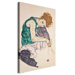 Obraz Seated woman 20 x 30 cm 593493