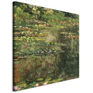 Obraz Staw z nenufarami 80 x 80 cm 595814 Obraz Staw z nenufarami 80 x 80 cm 595814