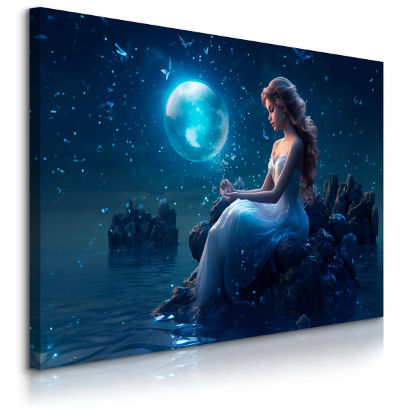 Obraz Syrena Nocą 90x60cm 754787
