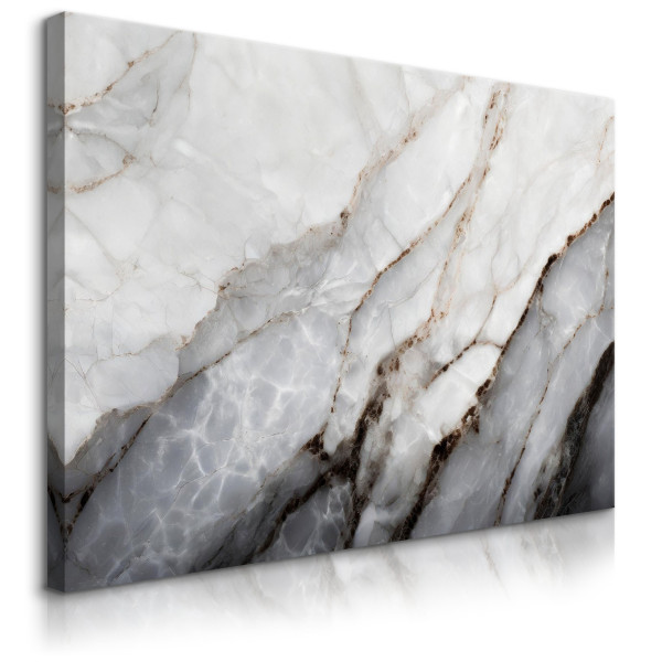 Obraz Szary Marmur 90x60cm 343279