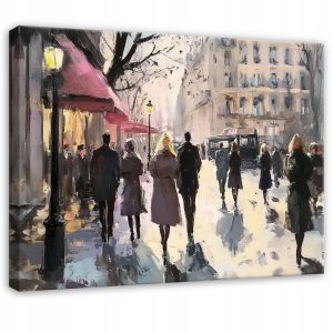 Obraz Sztuka Art Ulica Miasto Do Sypialni Salonu Kuchni Na Płótnie 100X70 714305