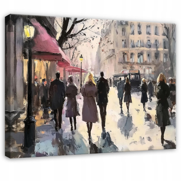 Obraz Sztuka Art Ulica Miasto Do Sypialni Salonu Kuchni Na Płótnie 100X70 714305