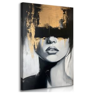 Obraz Tajemniczy Portret W Stylu Glamour 60x90cm 395180 Obraz Tajemniczy Portret W Stylu Glamour 60x90cm 395180