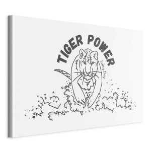 Obraz Tiger power 30 x 20 cm 597896 Obraz Tiger power 30 x 20 cm 597896