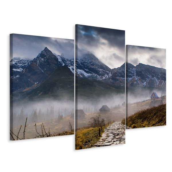 Obraz Tryptyk HALA GĄSIENICOWA w Tatrach 90x60cm 137875