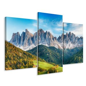 Obraz Tryptyk KRAJOBRAZ Górski Drzewa 3D 150x100cm 138923 Obraz Tryptyk KRAJOBRAZ Górski Drzewa 3D 150x100cm 138923