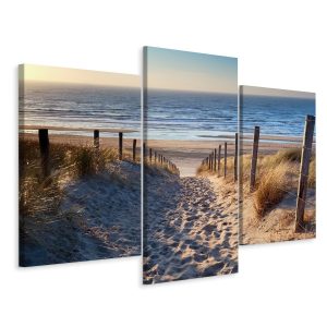 Obraz TRYPTYK Morze Plaża Wydmy Natura 3D 120x80cm 138919 Obraz TRYPTYK Morze Plaża Wydmy Natura 3D 120x80cm 138919