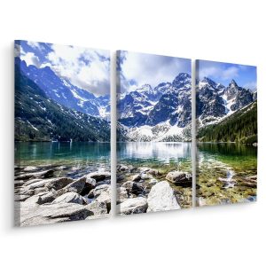 Obraz Tryptyk Widok Na Morskie Oko 150x100cm 137868 Obraz Tryptyk Widok Na Morskie Oko 150x100cm 137868