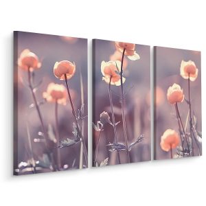 Obraz Tryptyk Wiosenne KWIATY Przyroda 3D 150x100cm 137865 Obraz Tryptyk Wiosenne KWIATY Przyroda 3D 150x100cm 137865