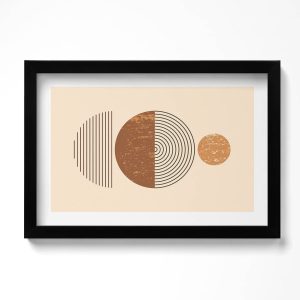 Obraz w czarnej ramie, Geometryczna sztuka 30×20 cm 413977 Obraz w czarnej ramie, Geometryczna sztuka 30×20 cm 413977