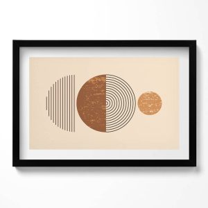 Obraz w czarnej ramie, Geometryczna sztuka 60×40 cm 413999 Obraz w czarnej ramie, Geometryczna sztuka 60×40 cm 413999