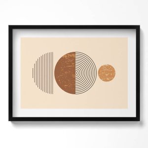 Obraz w czarnej ramie, Geometryczna sztuka 70×50 cm 414310 Obraz w czarnej ramie, Geometryczna sztuka 70×50 cm 414310