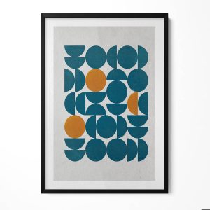 Obraz w czarnej ramie MDF „Geometryczna sztuka” 70x100cm 414228 Obraz w czarnej ramie MDF „Geometryczna sztuka” 70x100cm 414228