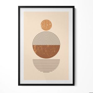 Obraz w czarnej ramie MDF „Geometryczna sztuka” 70x100cm 414074 Obraz w czarnej ramie MDF „Geometryczna sztuka” 70x100cm 414074