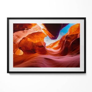 Obraz w czarnej ramie, Pejzaż skały kanionu 100x70cm 414122 Obraz w czarnej ramie, Pejzaż skały kanionu 100x70cm 414122