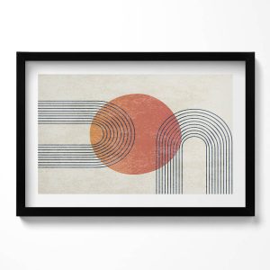 Obraz w czarnej ramie, Sztuka nowoczesna 60×40 cm 414076 Obraz w czarnej ramie, Sztuka nowoczesna 60×40 cm 414076