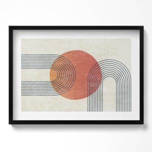 Obraz w czarnej ramie, Sztuka nowoczesna 70×50 cm 414217 Obraz w czarnej ramie, Sztuka nowoczesna 70×50 cm 414217