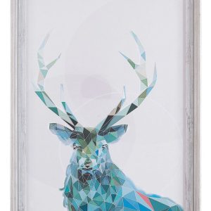 Obraz w ramce 30×40 cm jeleń niebieski 60543 Obraz w ramce 30×40 cm jeleń niebieski 60543