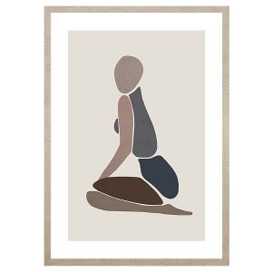 Obraz w ramie Abstract Silhouetta No.2 53×73 cm 230513