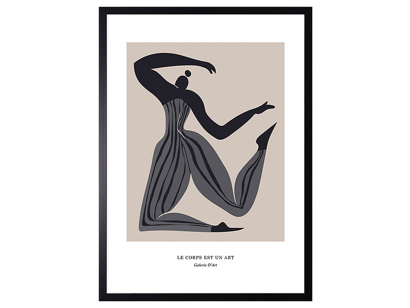 Obraz w ramie Abstract Woman Shape No.1 53x73 cm 230558