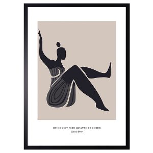 Obraz w ramie Abstract Woman Shape No.2 53×73 cm 230559