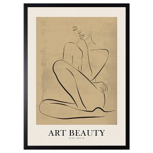 Obraz w ramie Art. Line Body Speech 53×73 cm 230485