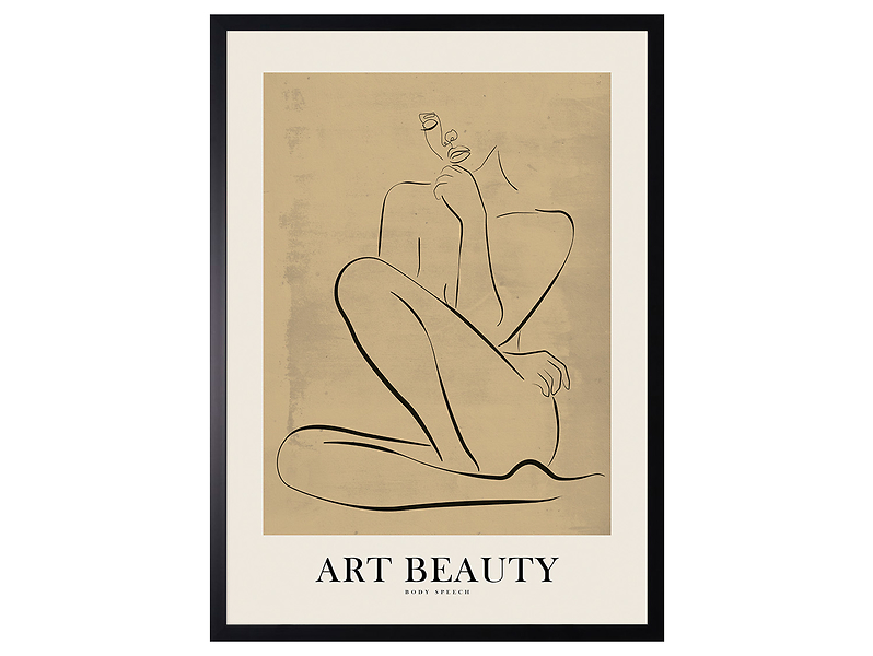 Obraz w ramie Art. Line Body Speech 53x73 cm 230485
