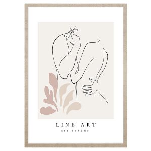 Obraz w ramie Art. Line Lovers 53×73 cm 230484
