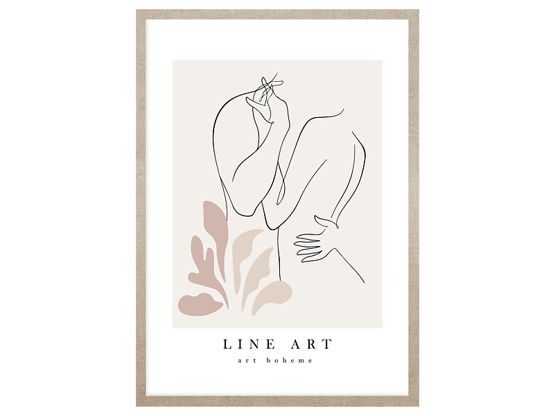 Obraz w ramie Art. Line Lovers 53x73 cm 230484