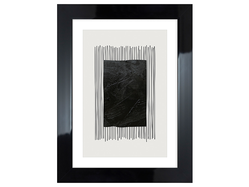 Obraz w ramie Black Rectangle 63x83 cm 230346