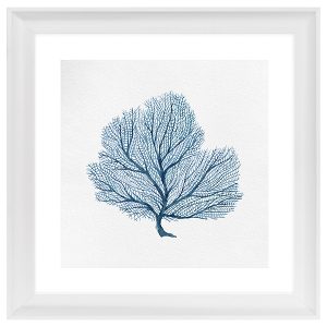 Obraz w ramie Blue Watercolor Coral No. 2 56×56 cm 230422 Obraz w ramie Blue Watercolor Coral No. 2 56×56 cm 230422